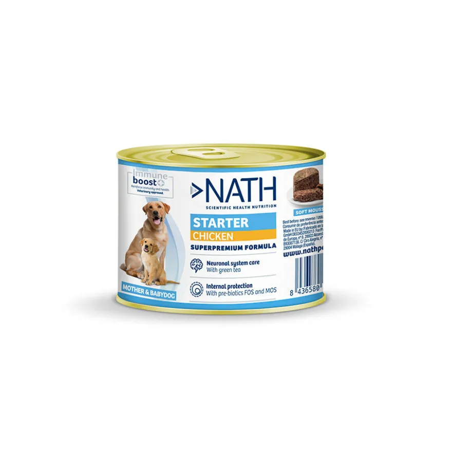 Nath Mother&Baby Starter Mousse de Pollo lata para perros