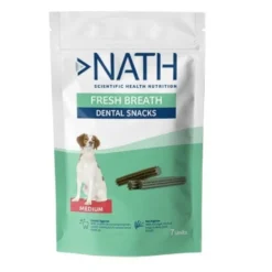 Nath Snacks Dentales Medium Fresh Breath para perros