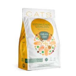 Natura Diet Sterilized Pollo y Vegetales pienso para gatos