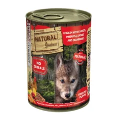 Natural Greatness Complet Range Ancestral Pollo con Zanahoria y Piña lata para perros