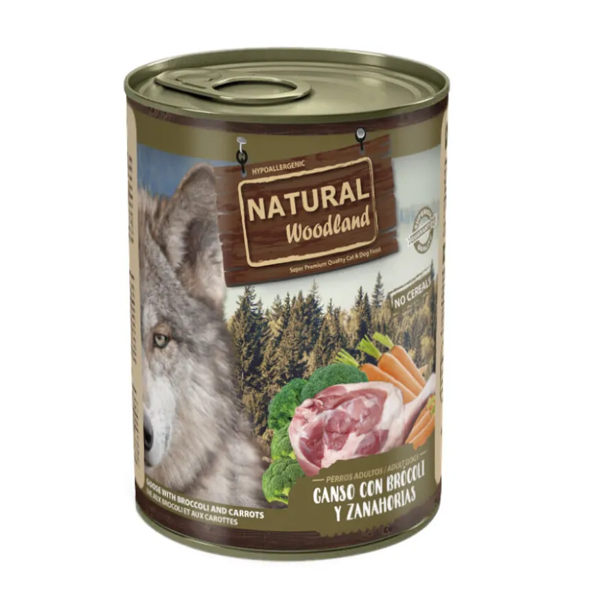 Natural Greatness Ganso con Brocoli y Zanahoria lata para perros