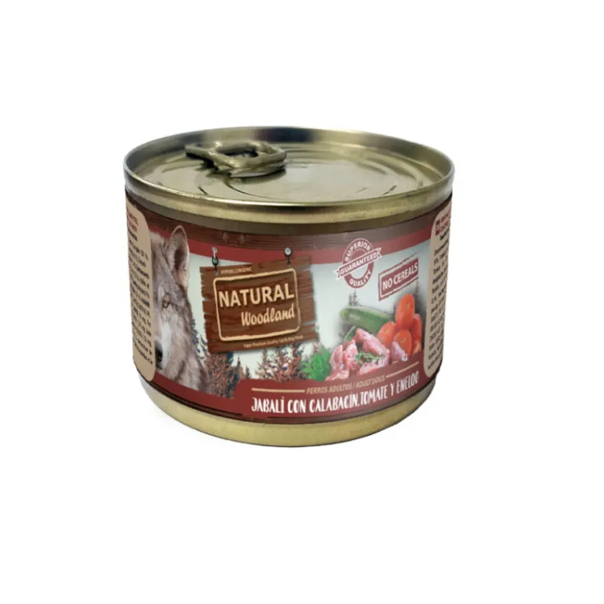 Natural Greatness Jabalí con Calabacín, Tomate y Eneldo lata para perros