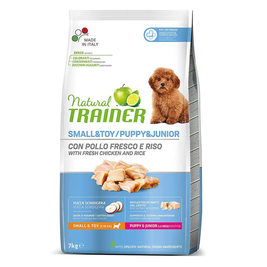 Natural Trainer Puppy/Junior&Mini/Toy Pollo pienso para perros