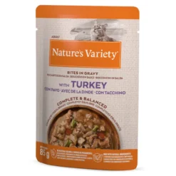 Nature's Variety Bocaditos de Pavo Sobre en Salsa para gatos