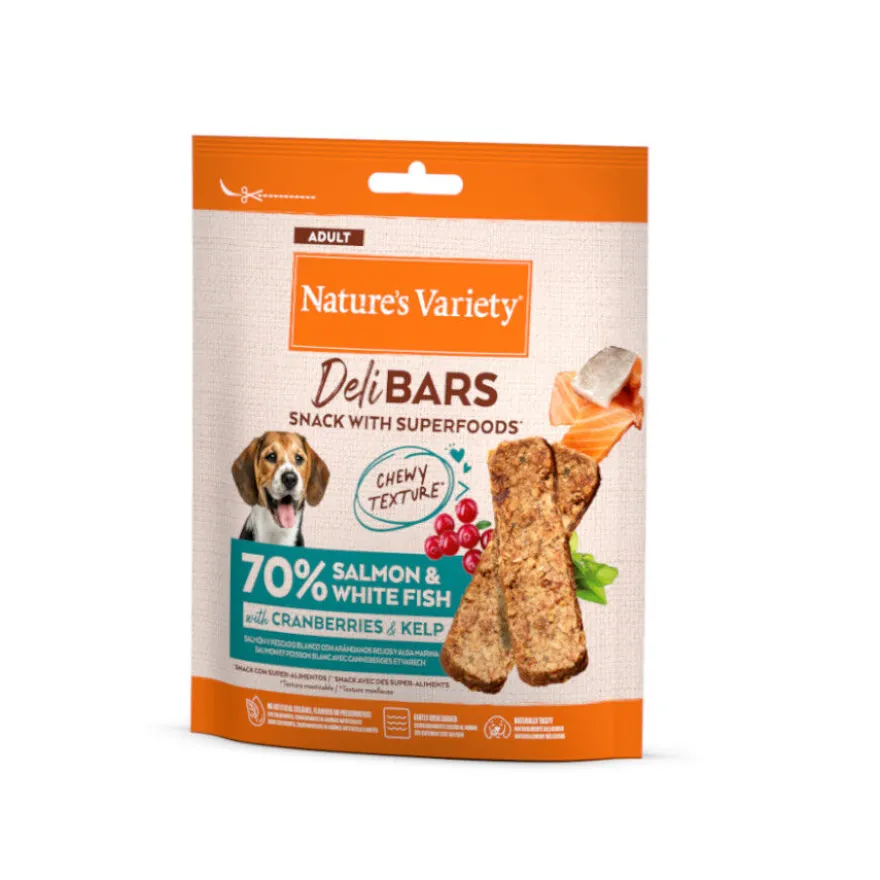 Nature's Variety DeliBars Barritas Salmón snacks para perros