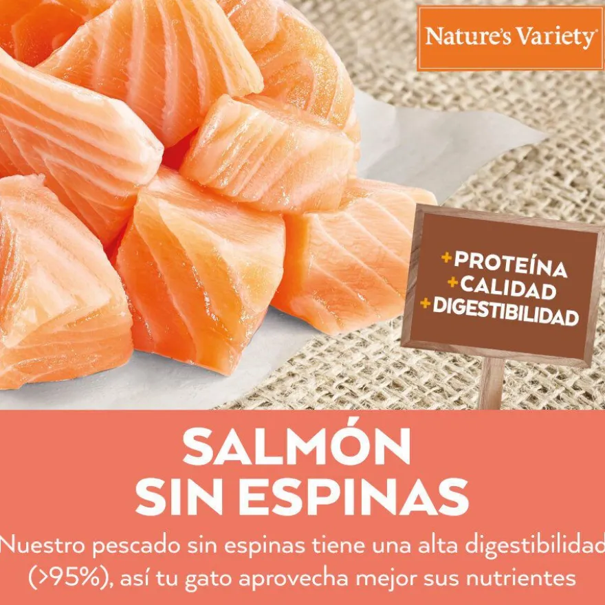 Nature's Variety Healthy Grains Adult Sterilised Salmón pienso para gatos