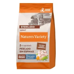 Nature's Variety Healthy Grain Sterilized Pescado Blanco pienso para gatos