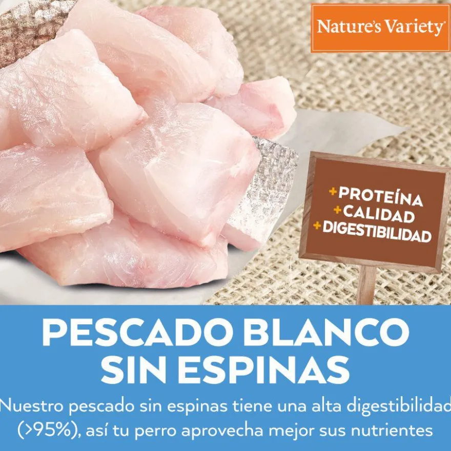 Nature's Variety Healthy Grains Adult Mini Pescado Blanco pienso para perros