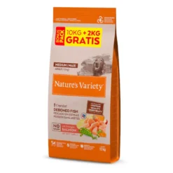 Nature's Variety No Grain Adult Medium Maxi Salmón pienso para perros