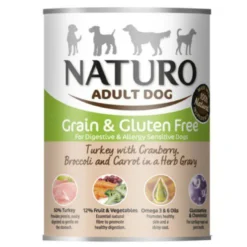 Naturo Adult Grain Free Pavo con Verduras lata para perros