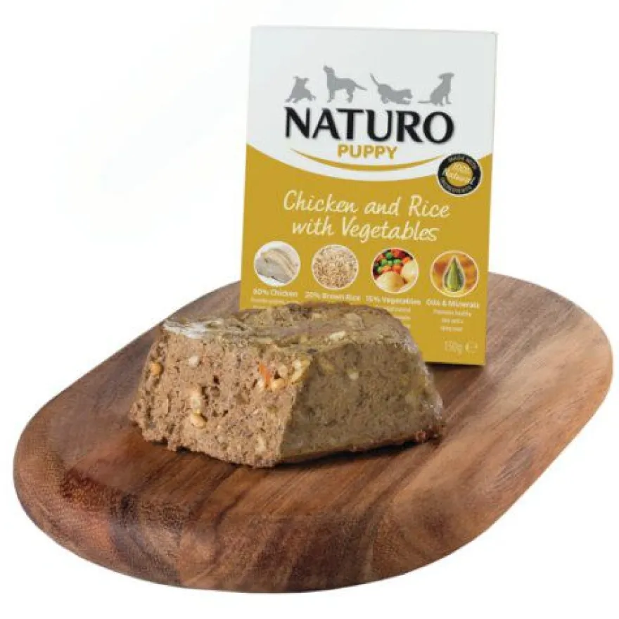 Naturo Puppy Pollo y Arroz tarrina para perros