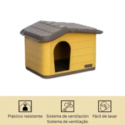 Nayeco Eco Line Caseta Desmontable Miel para perros