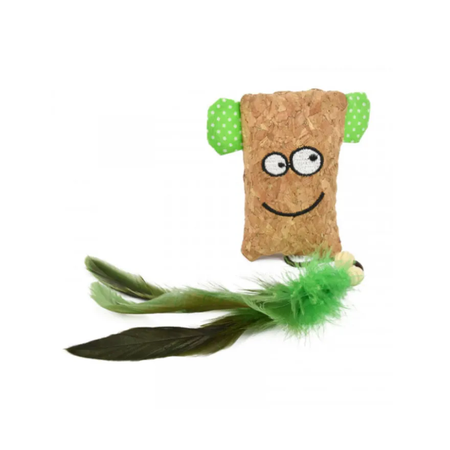 Nayeco Moai Juguete de Corcho para gatos