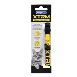 Nayeco X-Trm Neon Flash Negro collar para gatos
