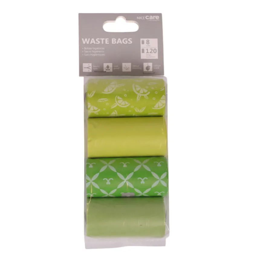 Nice Care Basic Bolsitas Rollos Limón para perros
