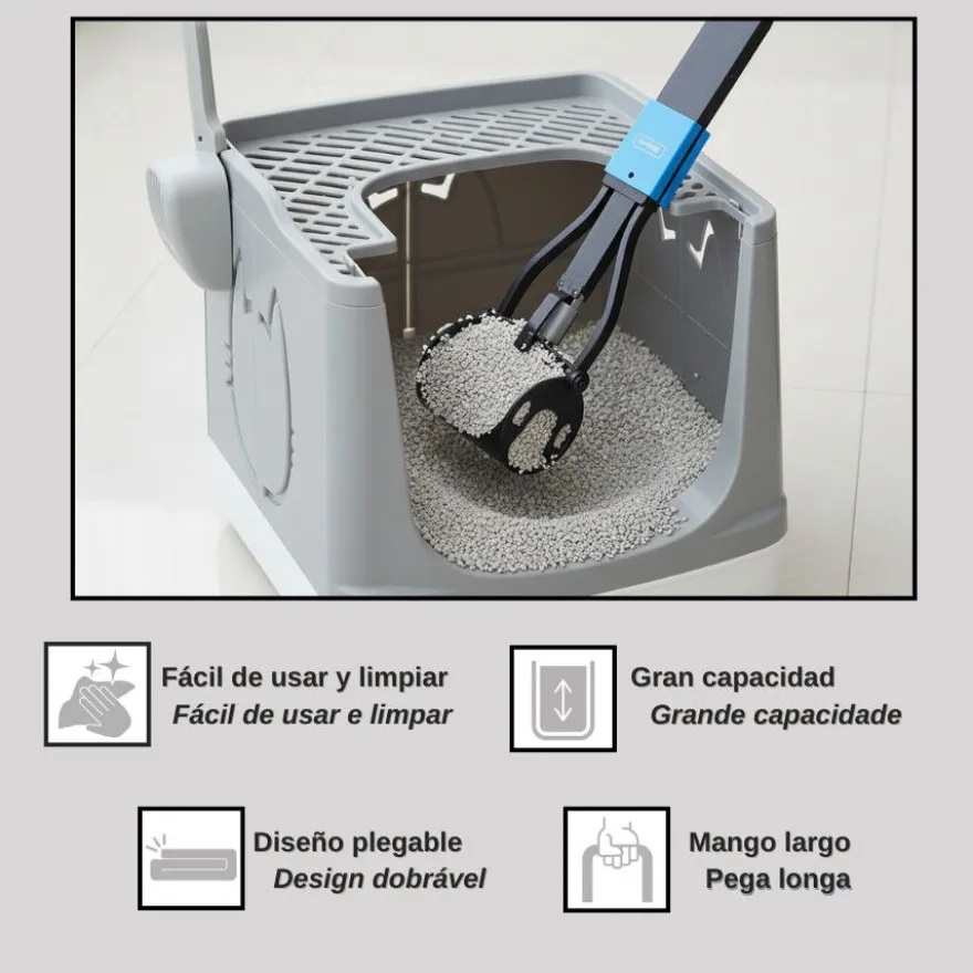 Nice Care Recogedor de Excrementos plegable para perros