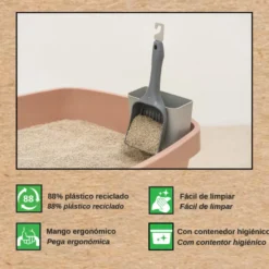 Nice Care Sanitary Scoop Contenedor Pala Higiénica para gatos