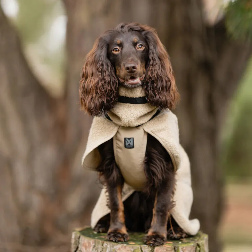 Non-stop Dogwear Abrigo de Lana Color Arena para perros