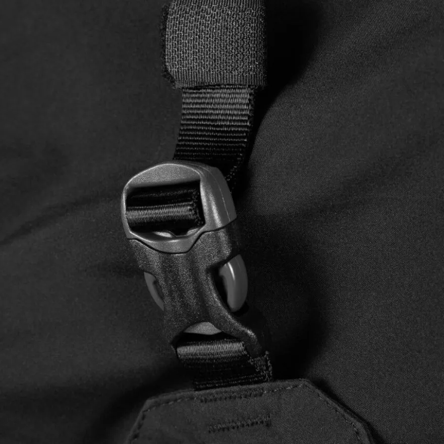 Non-stop dogwear Fjord Chubasquero Impermeable Negro para perros