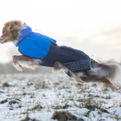 Non-stop dogwear Fjord Chubasquero Impermeable Azul para perros