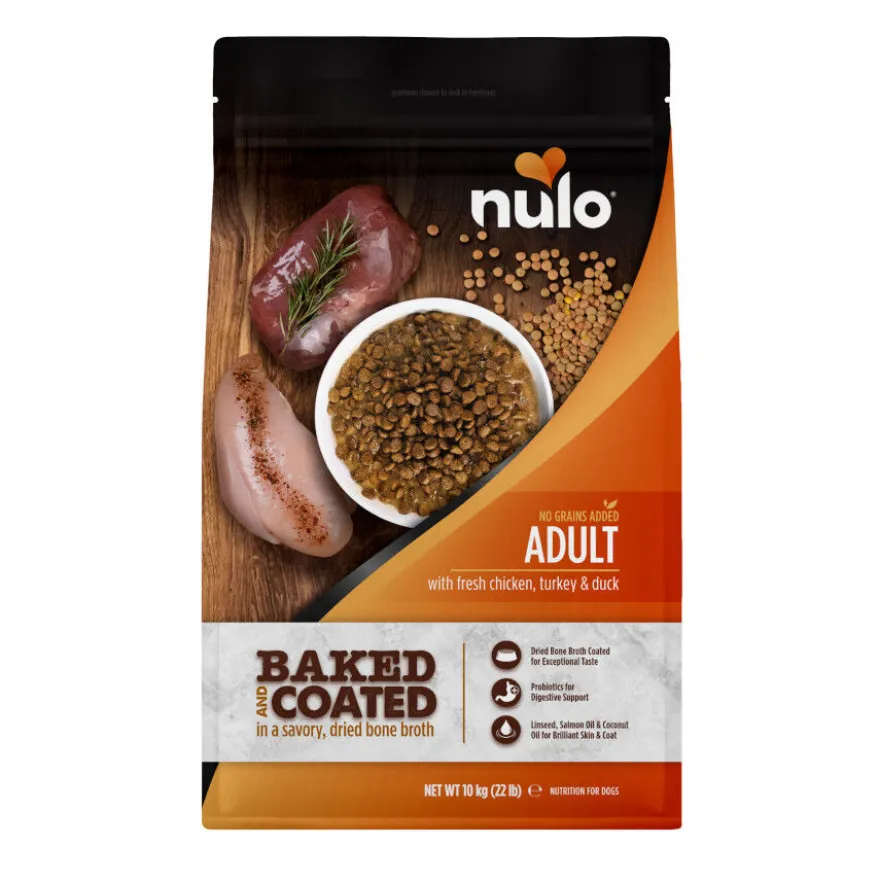 Nulo Baked & Coated Pollo, Pavo y Pato pienso para perros