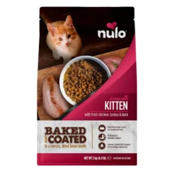 Nulo Baked & Coated Pollo, Pavo y Pato pienso para gatitos
