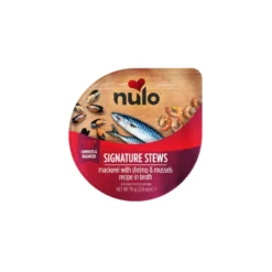 Nulo Estofado de Caballa con Gambas y Mejillones tarrina para gatos