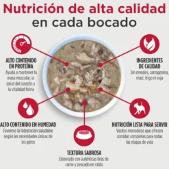 Nulo Estofado de Caballa con Gambas y Mejillones tarrina para gatos