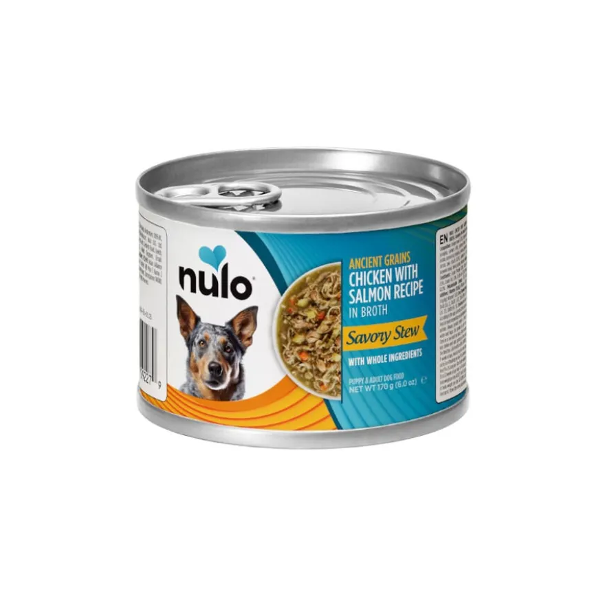 Nulo Estofado de Pollo y Salmón en Caldo Lata para perros