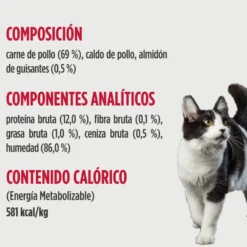 Nulo Pollo, Atún y Pato en caldo sobres para gatos