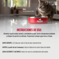 Nulo Pollo, Atún y Salmón desmenuzados lata para gatos
