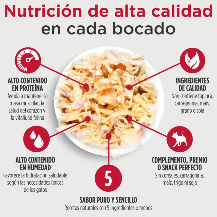 Nulo Pollo en caldo sobres para gatos