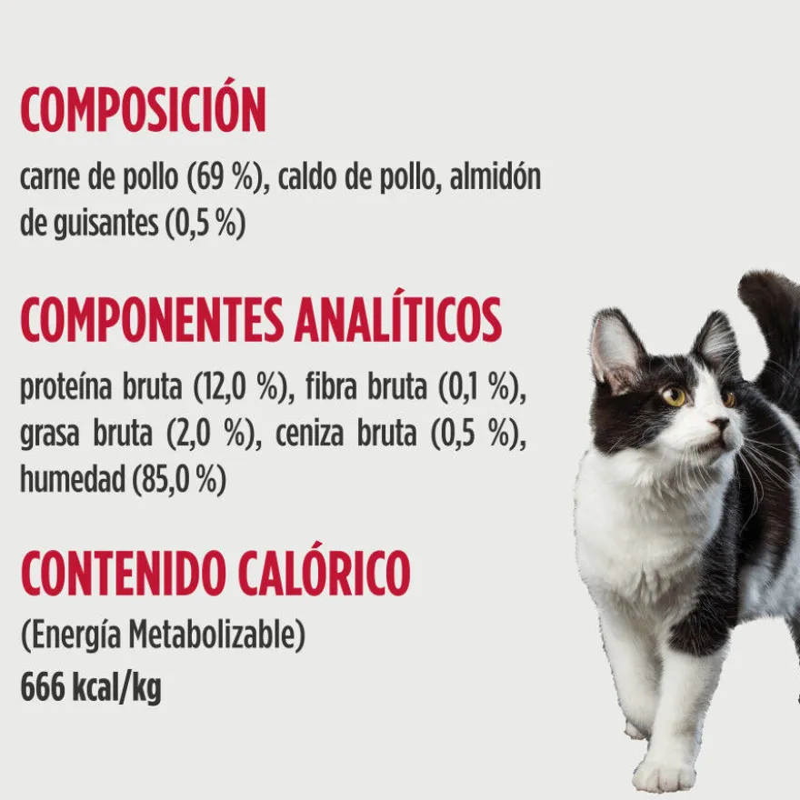 Nulo Pollo en caldo sobres para gatos