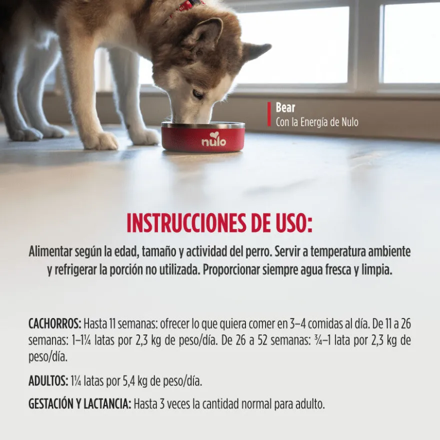 Nulo Pollo y Fletán Paté en Lata para perros