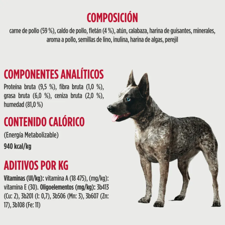 Nulo Pollo y Fletán Paté en Lata para perros
