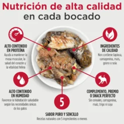Nulo Sardina y Ternera en caldo sobres para gatos