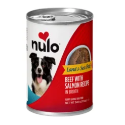 Nulo Ternera con Salmón Paté en Lata para perros
