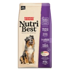 Nutribest Adult 7+ Pollo y Arroz pienso para perros