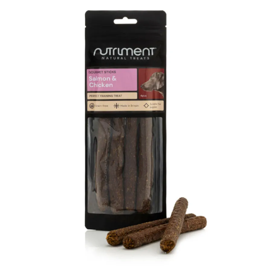 Nutriment Gourmet Barritas Salmón y Pollo Snack para perros