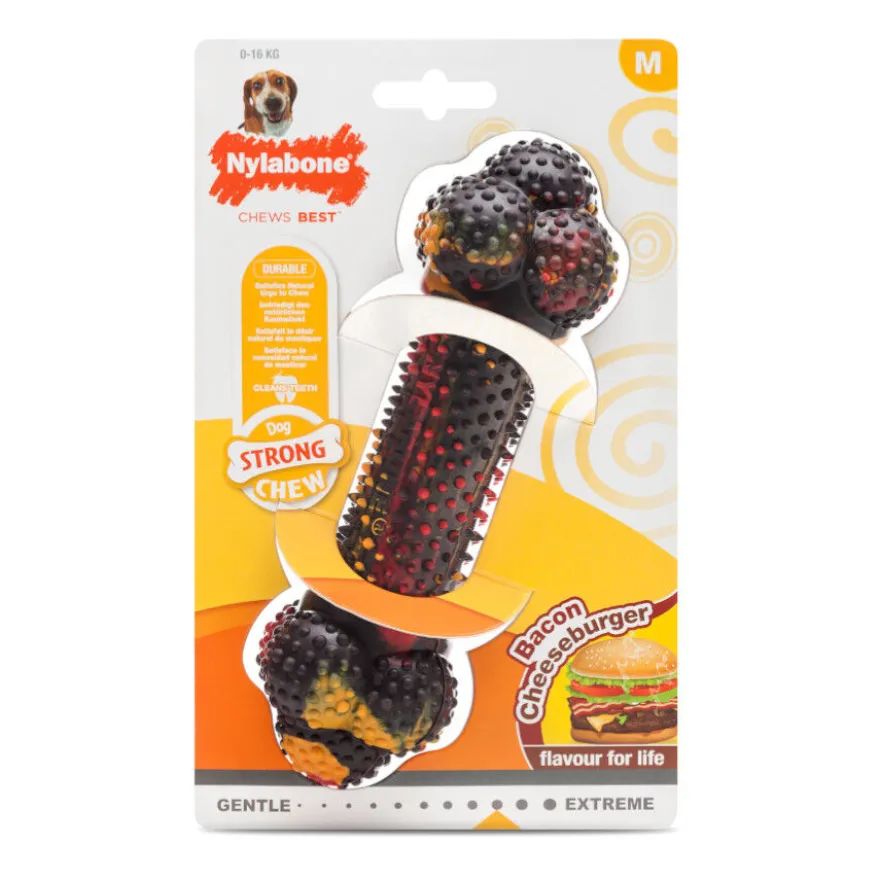 Nylabone Cheeseburger Hueso Mordedor para perros