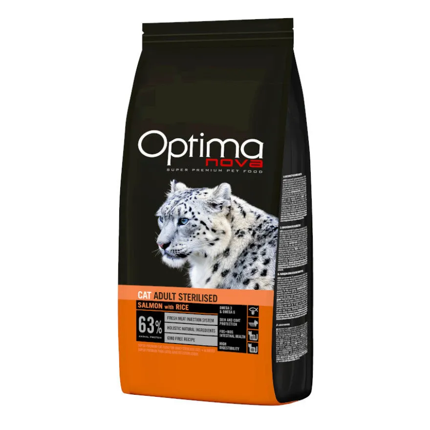 Optima Adult Nova Salmón y Arroz pienso para gatos