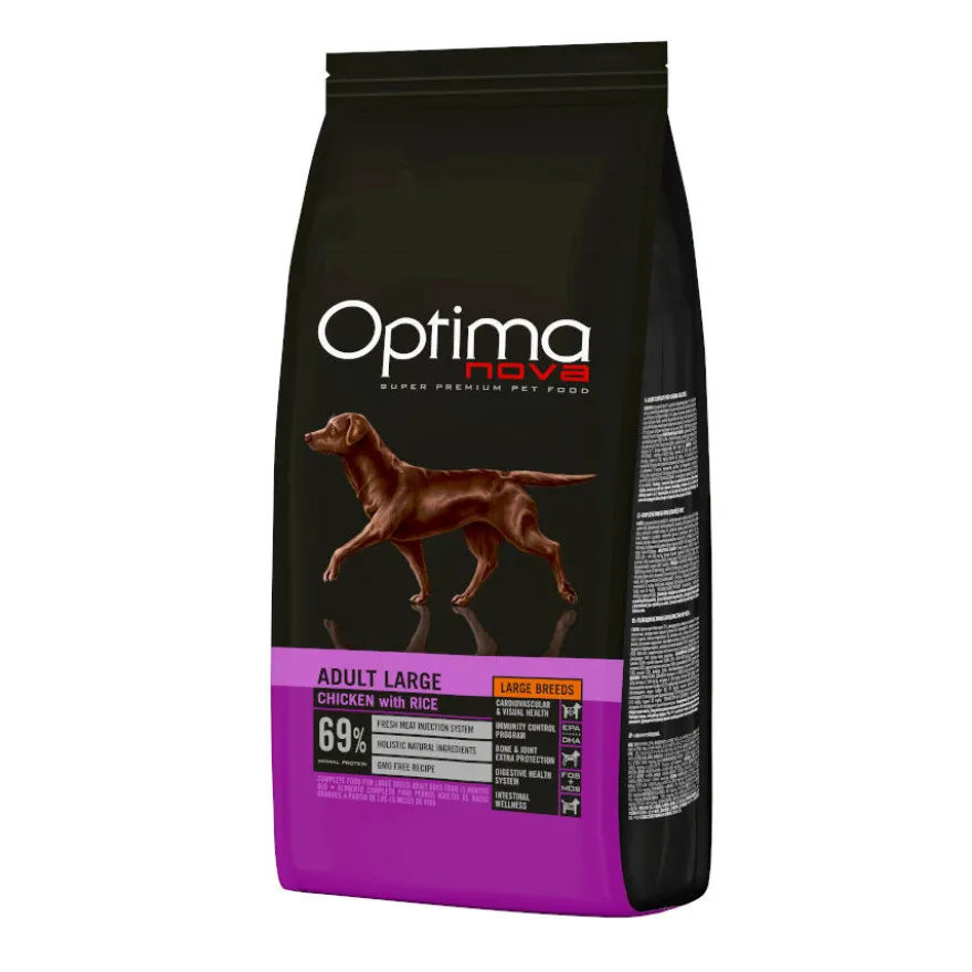 Optima Nova Adult Large Pollo pienso para perros
