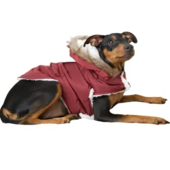 Outech Abrigo Granate con Capucha para perros