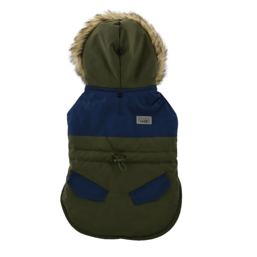 Outech Abrigo Impermeable Verde con Bolsillo para perros