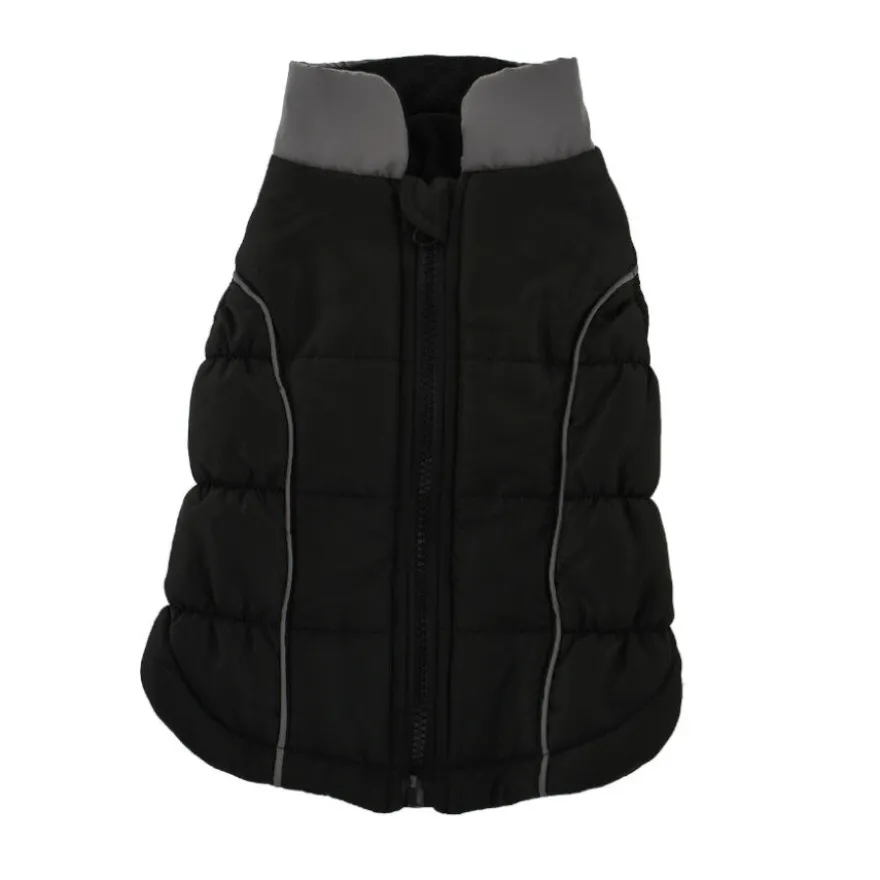 Outech Abrigo Reflectante Negro para perros