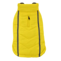 Outech Abrigo Reversible Gris y Amarillo para perros