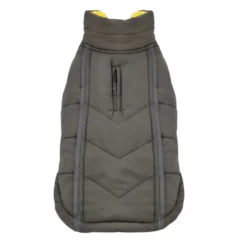 Outech Abrigo Reversible Gris y Amarillo para perros