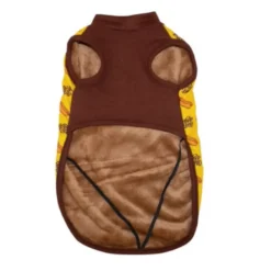 Outech Fleece Hot Dog Sudadera Amarilla para perros