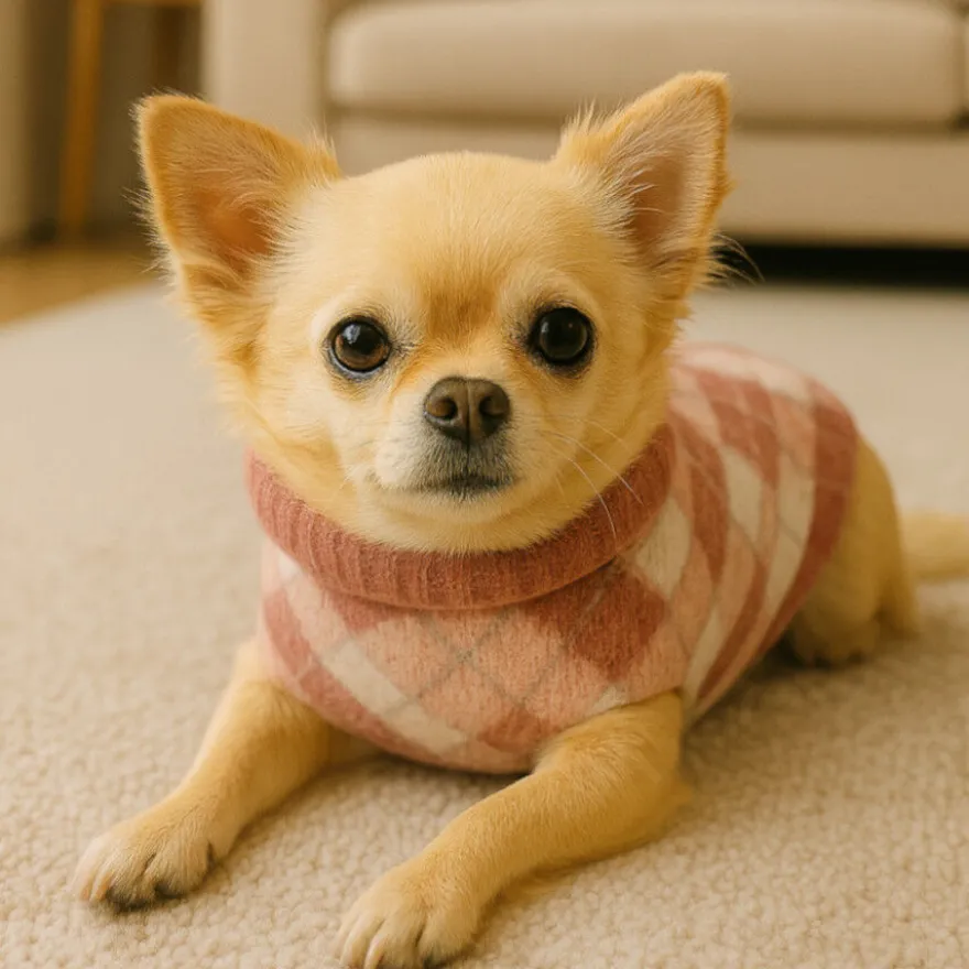 Outech Jersey con Rombos Rosas para perros