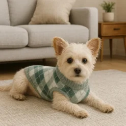 Outech Jersey con Rombos Verdes para perros